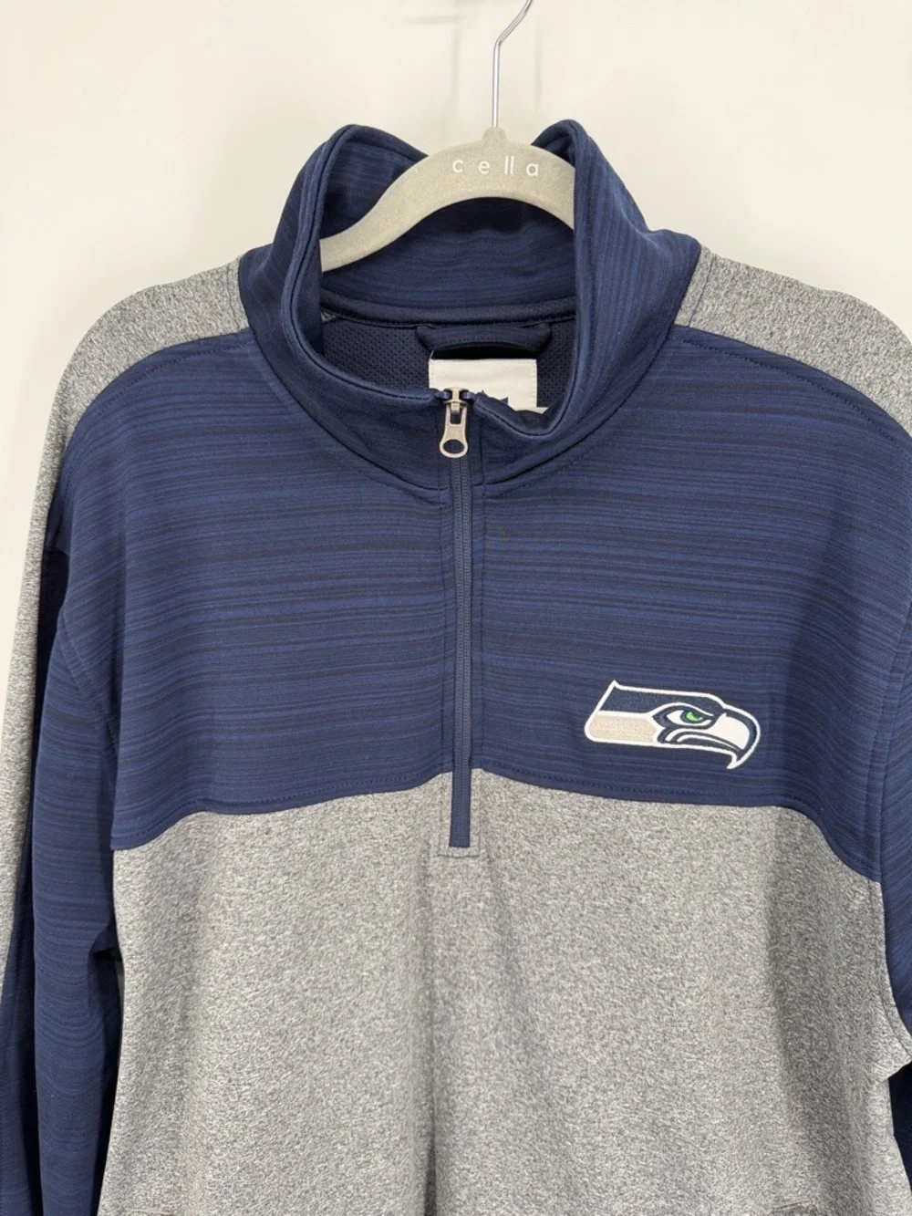Seattle Seahawks NFL Quarterback Zip Pullover Men’s XL